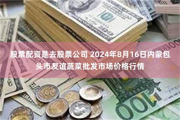 股票配资是去股票公司 2024年8月16日内蒙包头市友谊蔬菜批发市场价格行情