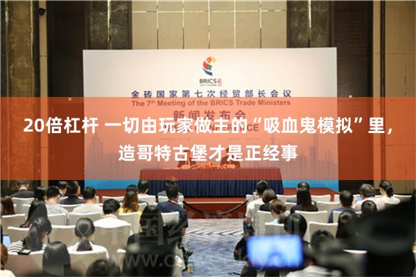 20倍杠杆 一切由玩家做主的“吸血鬼模拟”里，造哥特古堡才是正经事