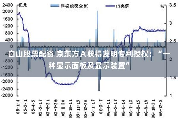 白山股票配资 京东方Ａ获得发明专利授权：“一种显示面板及显示装置”