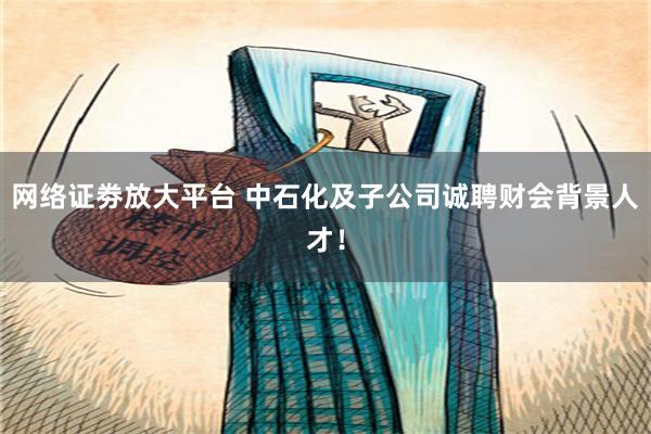 网络证劵放大平台 中石化及子公司诚聘财会背景人才！