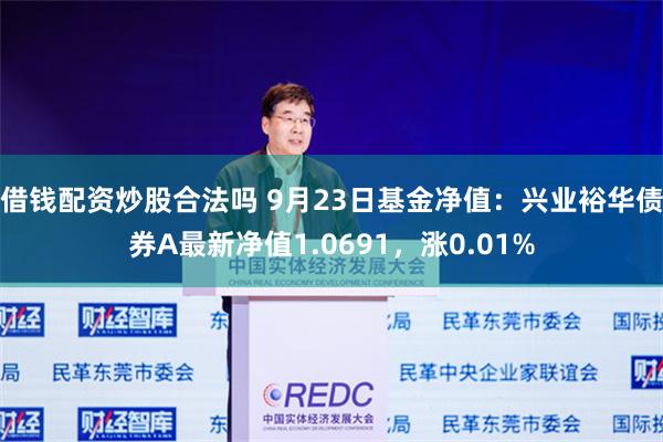 借钱配资炒股合法吗 9月23日基金净值：兴业裕华债券A最新净值1.0691，涨0.01%