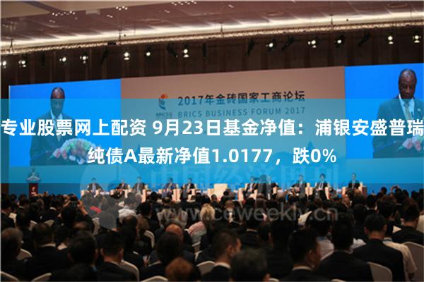 专业股票网上配资 9月23日基金净值：浦银安盛普瑞纯债A最新净值1.0177，跌0%