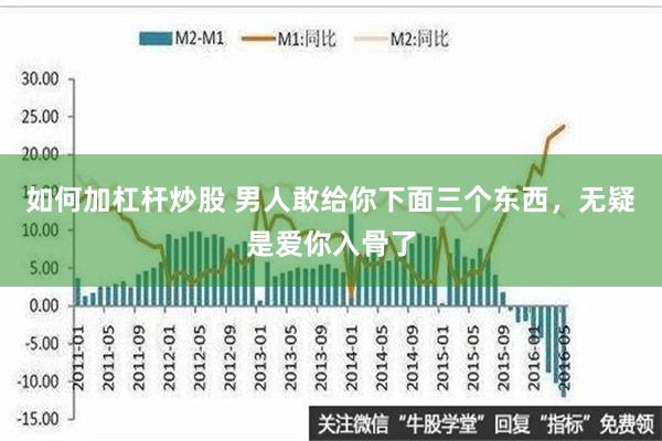 如何加杠杆炒股 男人敢给你下面三个东西，无疑是爱你入骨了