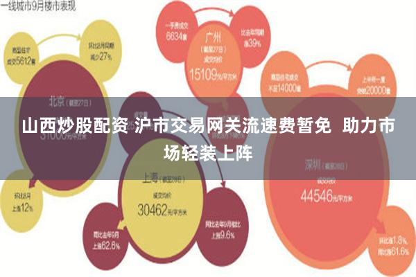 山西炒股配资 沪市交易网关流速费暂免  助力市场轻装上阵