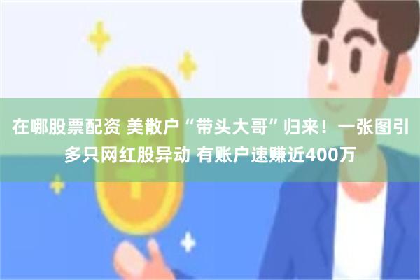 在哪股票配资 美散户“带头大哥”归来！一张图引多只网红股异动 有账户速赚近400万