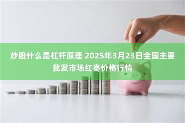 炒股什么是杠杆原理 2025年3月23日全国主要批发市场红枣价格行情