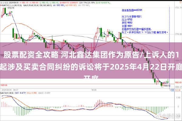 股票配资全攻略 河北鑫达集团作为原告/上诉人的1起涉及买卖合同纠纷的诉讼将于2025年4月22日开庭