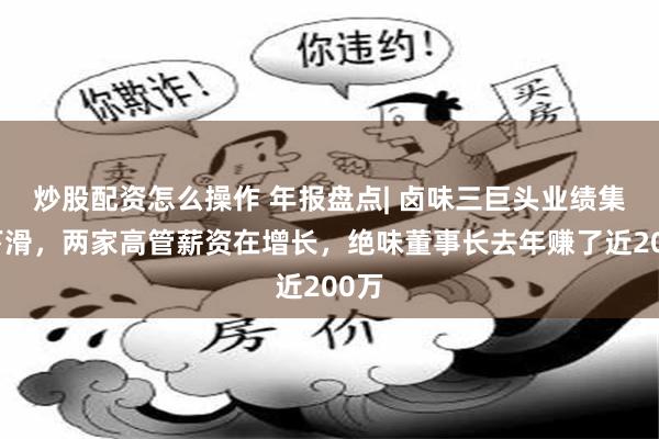 炒股配资怎么操作 年报盘点| 卤味三巨头业绩集体下滑，两家高管薪资在增长，绝味董事长去年赚了近200万